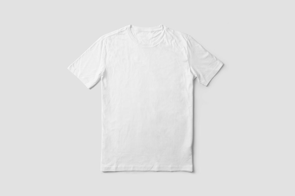 Fitted crew neck tee