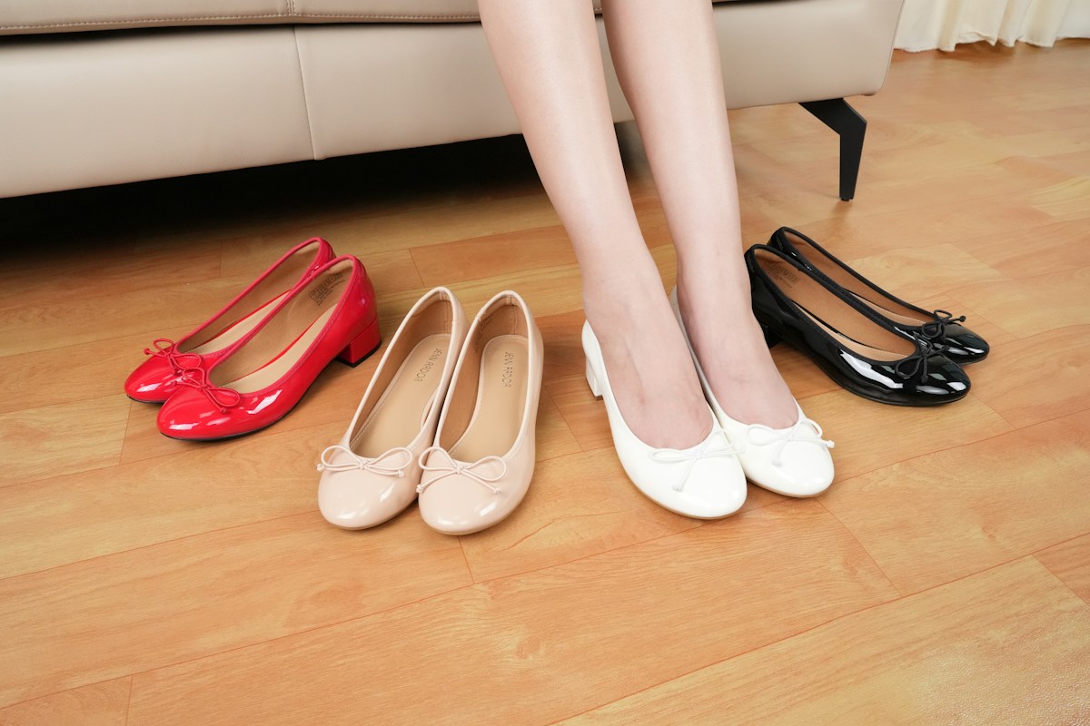 Cushioned ballet flats