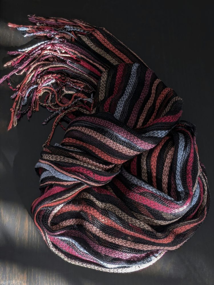 Wool blend scarf