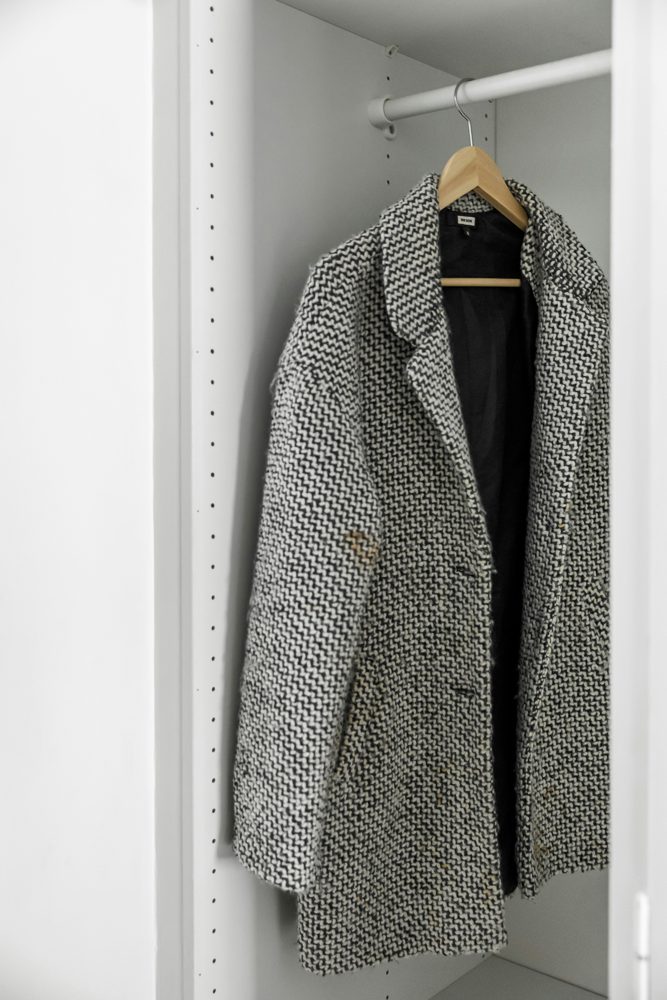 Wool blend coat